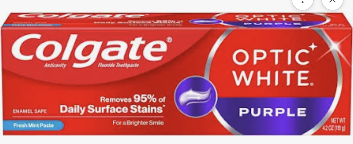 Colgate White Purple
