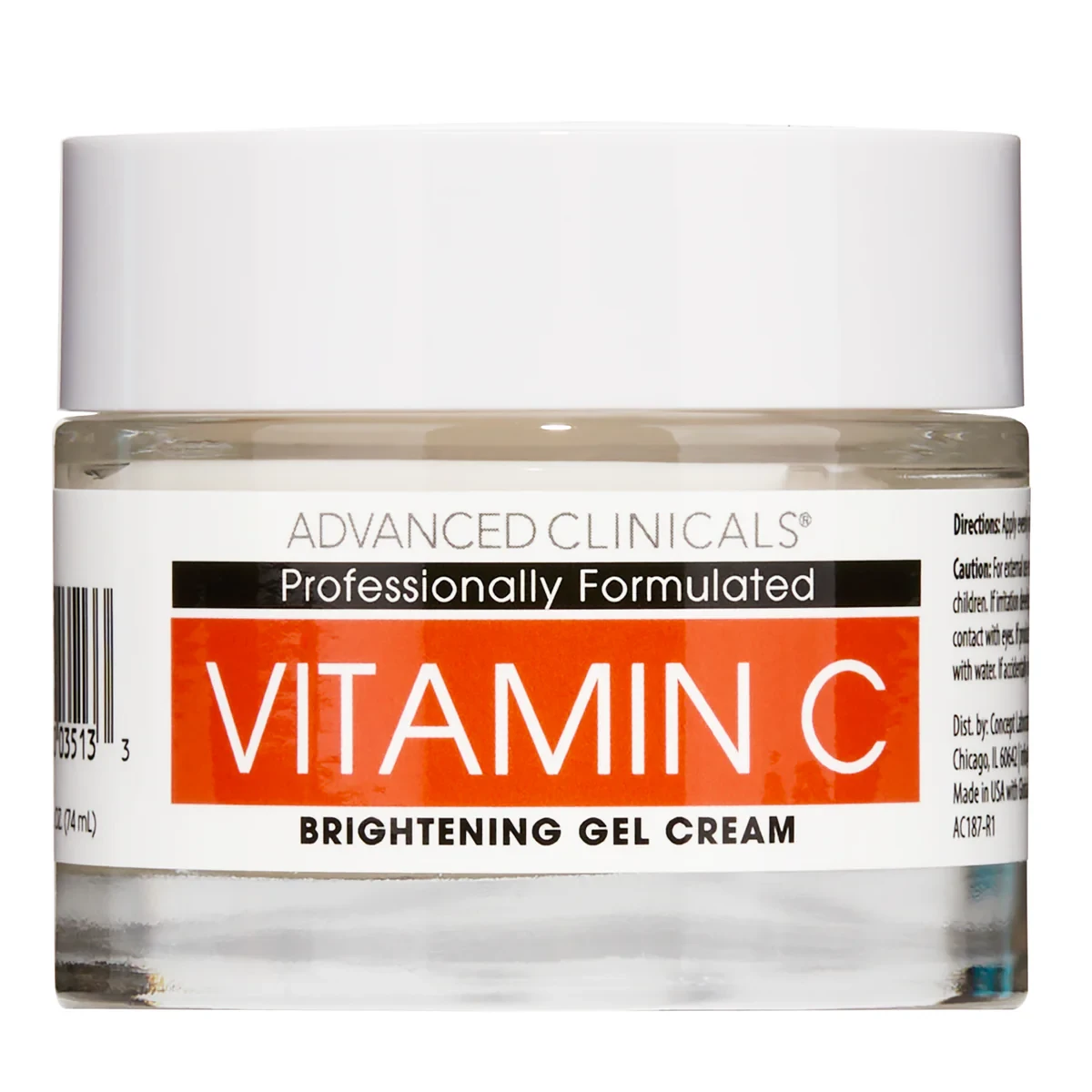 Gel-Crème Éclaircissant Visage à la Vitamine C