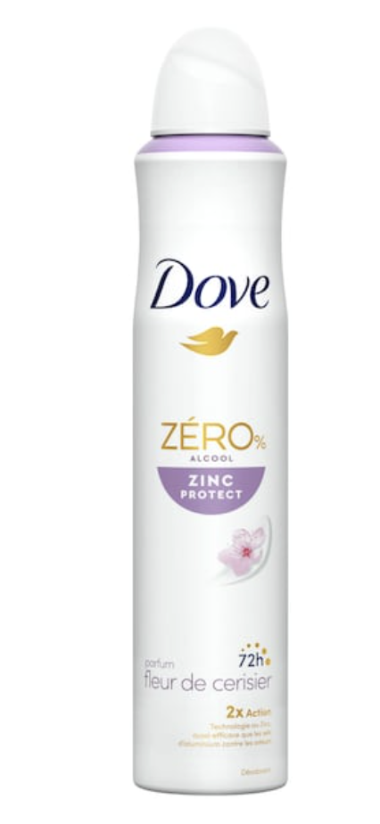 Dove déodorant fleurs de cerisiers