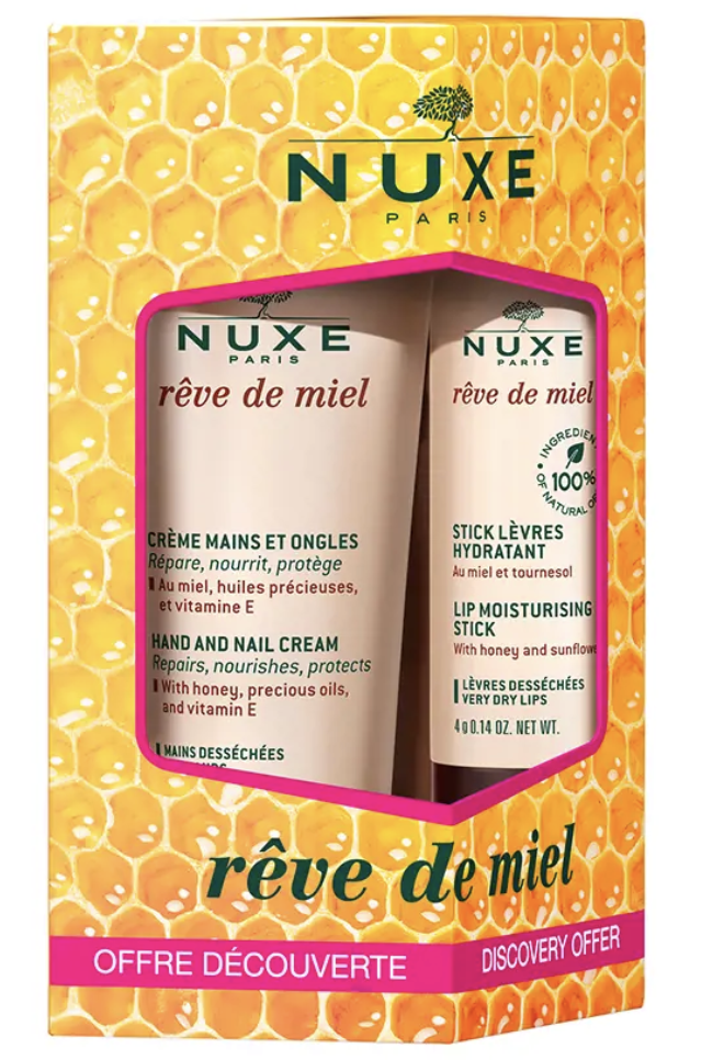 Nuxe lot lèvres + mains