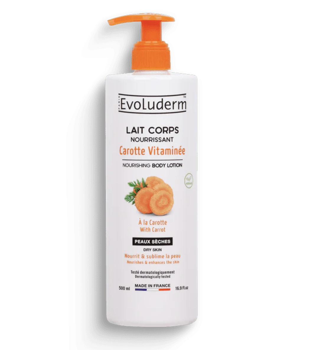 Evoluderm lait Corps Nourrissant Carotte Vitaminée