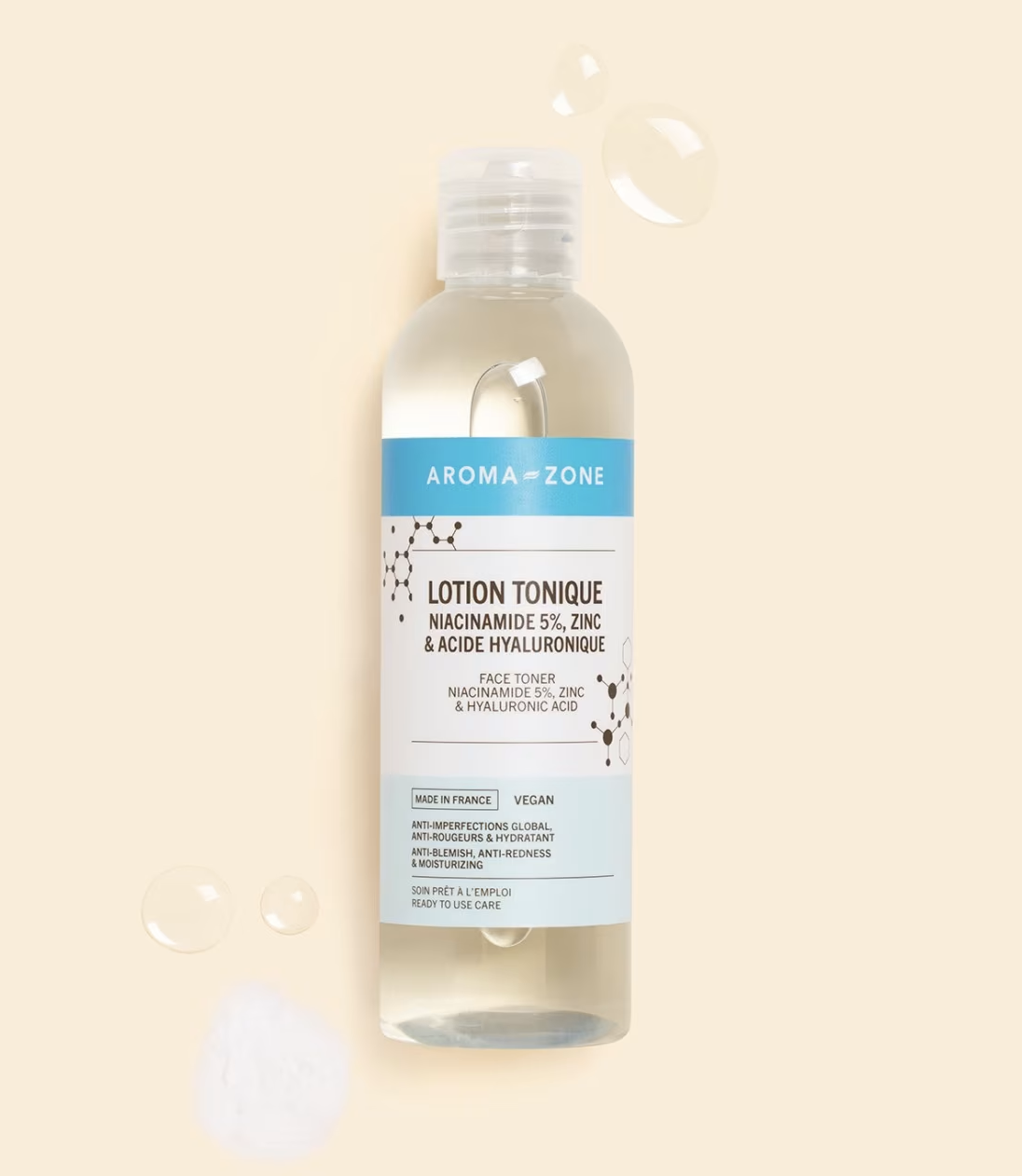 Lotion Tonique Niacinamide 5%, Zinc & Acide Hyaluronique