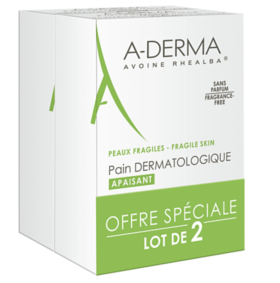 Pain Dermatologique apaisant sans savon